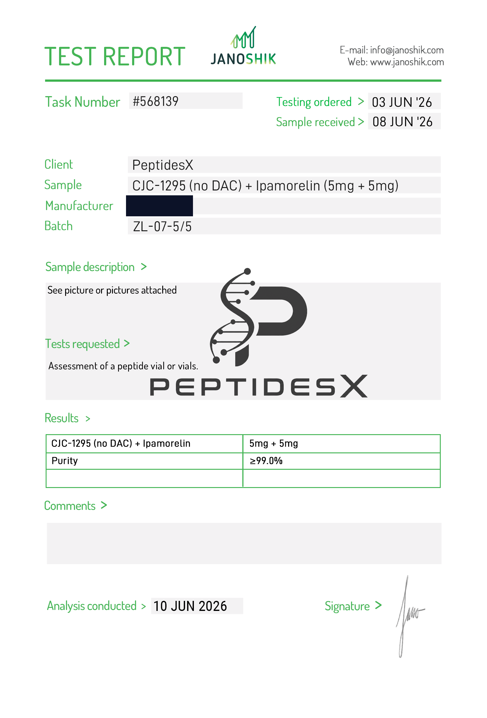 ipamorelin certificate of analysis 5mg / 10mg Research Vial Ipamorelin | CAS 170851-70-4 |